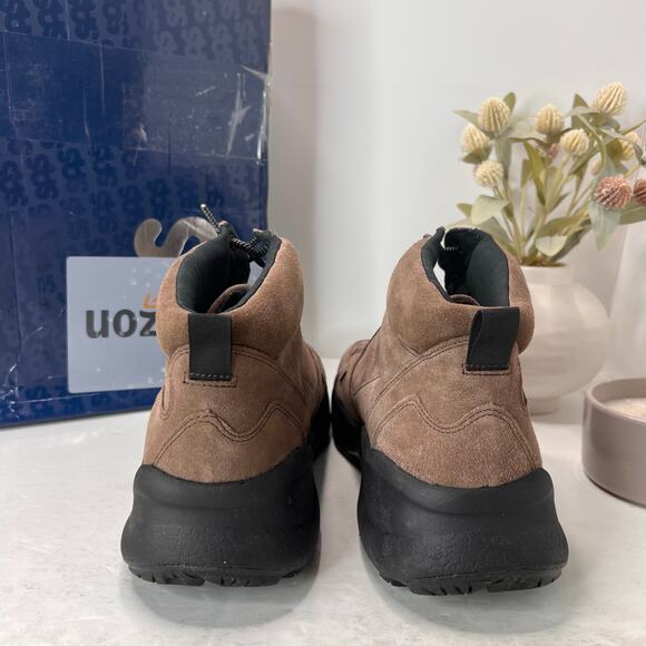 SAS Hi Country-Y Hiking Leather Water Resistant Boot Almond Brown Men 12M - Picture 4 of 11